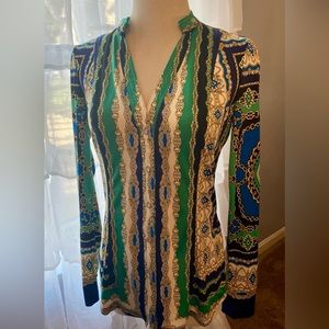 Vintage Cache Blouse/Top | Womens Size XS | Pearl Snaps
